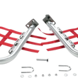 Load image into Gallery viewer, DG Performance Nerf Bars - TRX250X - Natural/Red - Main Product View