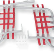 Load image into Gallery viewer, DG Performance Nerf Bars - TRX400EX - Silver/Red - Main Product View