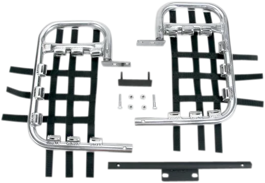 DG Performance Nerf Bars - TRX250EX - Natural/Black - Main Product View