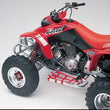 Load image into Gallery viewer, DG Performance Nerf Bars - TRX250X - Natural/Red - Detail View