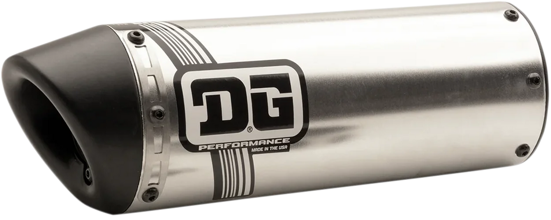 DG Performance Universal Slip-On Exhaust - V2 071-9000 - Side View