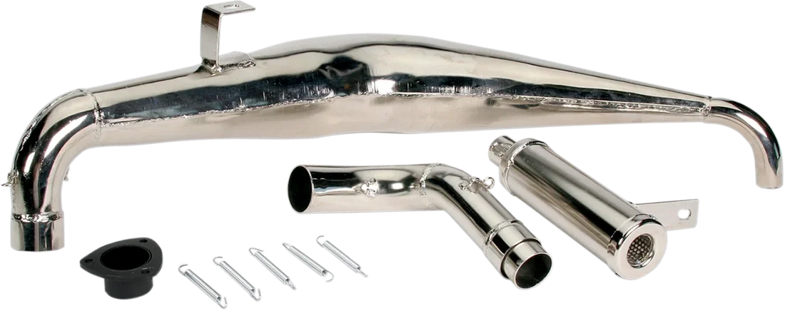 DG Performance Xtreme ATV Exhaust - Side View
