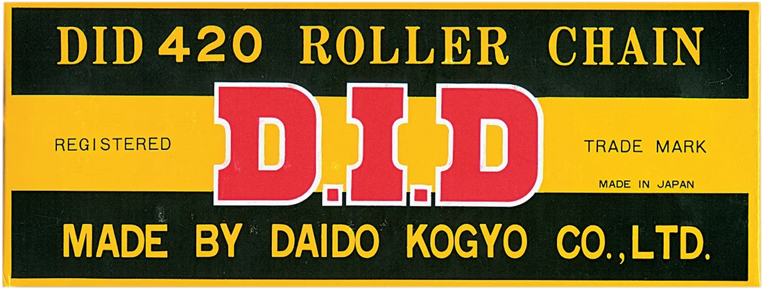 D.I.D 420 Standard Series Chain - 25 Feet - Side View