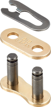 Load image into Gallery viewer, D.I.D 520 MX - Connecting Link - Clip - Gold - Side View