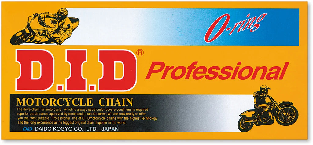 D.I.D 630 Pro V Series - Drive Chain - 96 Links - Side View