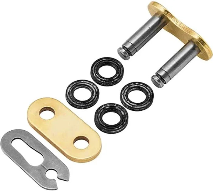 D.I.D D.I.D CONN LINK 520ATV G&B FJ PRESS FIT CLIP TYPE GOLD & BLACK FJ520ATV