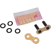 Load image into Gallery viewer, D.I.D D.I.D CONN LINK 520ATV2 G&amp;B ZJ PRESS FIT RIVET TYPE GOLD &amp; BLK ZJ520ATV2