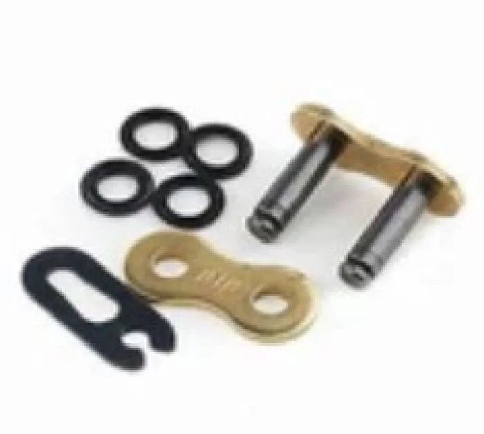 D.I.D D.I.D CONN LINK 520VX3 G&B FJ PRESS FIT CLIP TYPE GOLD & BLACK FJ520VX3G