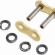 Load image into Gallery viewer, D.I.D D.I.D CONN LINK 525VX3 G&amp;B ZJ PRESS FIT RIVET TYPE GOLD &amp; BLK ZJ525VX3G