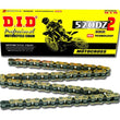 Load image into Gallery viewer, D.I.D D.I.D NON-SEALED CHAIN 520DZ2 GOLD &amp; BLACK 106RB M520DZ2X106RB