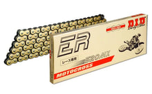 Load image into Gallery viewer, D.I.D D.I.D NON-SEALED CHAIN 520MX GOLD &amp; BLACK 100FT ZJ 520MXX100FT ZJ