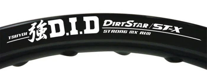 D.I.D D.I.D RIM 19X2.15 STX BLACK SUZUKI 19X215STB01S - Side View