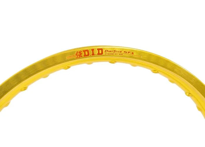 D.I.D D.I.D RIM 19X2.15 STX YELLOW SUZUKI 19X215STY01S - Side View