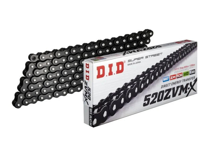 D.I.D D.I.D X-RING CHAIN 530ZVM-X2 BLACK 130ZB 530ZVMX2B130