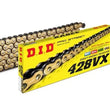 Load image into Gallery viewer, D.I.D D.I.D X-RING CHAIN 428VX GOLD &amp; BLACK 130FB 428VXG130FB