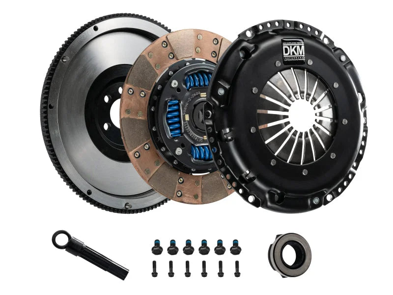 DKM Clutch BMW E34/E36/E39/E46/Z3 (6 Cyl) Ceramic Twin Disc MR Clutch w/Flywheel (650 ft/lbs Torque) - Main Product View