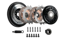 Load image into Gallery viewer, DKM Clutch BMW E34/E36/E39/E46/Z3 (6 Cyl) Ceramic Twin Disc MR Clutch w/Flywheel (650 ft/lbs Torque) - Side View