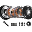 Load image into Gallery viewer, DKM Clutch BMW E34/E36/E39/E46/Z3 (6 Cyl) Ceramic Twin Disc MR Clutch w/Flywheel (650 ft/lbs Torque) - Detail View