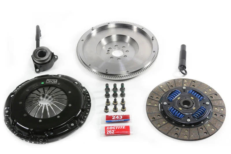 DKM Clutch BMW E34/E36/E39/E46/Z3/Z4 5-Spd Sprung MB Clutch Kit w/Steel Flywheel (440 ft/lbs Torque) - Side View
