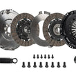Load image into Gallery viewer, DKM Clutch BMW E46 M3 MS Twin Disc Clutch Kit w/Steel Flywheel (660 ft/lbs Torque) - Main Product View