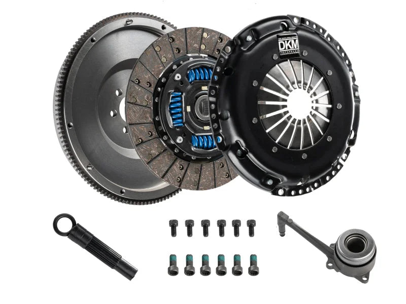 DKM Clutch VW 1.9 TDI Performance Organic MB Clutch Kit w/Steel Flywheel (440 ft/lbs Torque) - Side View