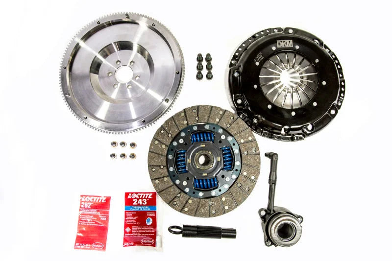 DKM Clutch VW GLI 1.8T 6-Spd Sprung Organic MB Clutch Kit w/Steel Flywheel (440 ft/lbs Torque) - Installation View