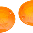 Load image into Gallery viewer, DOT Turn Signal Lens - FLHT - Amber DragSpecialties 12-0203-AL2D - Main Product View