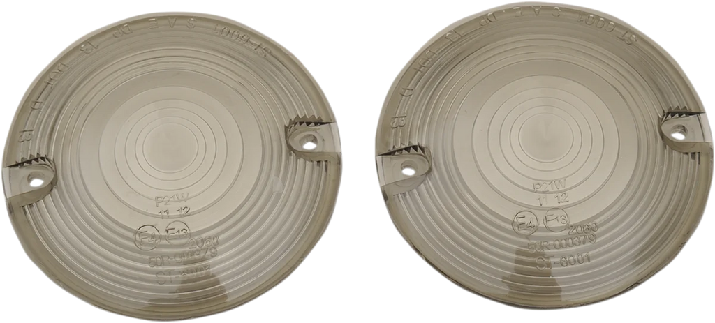DOT Turn Signal Lens - FLHT - Smoke DragSpecialties 12-0203-ML2D - Main Product View