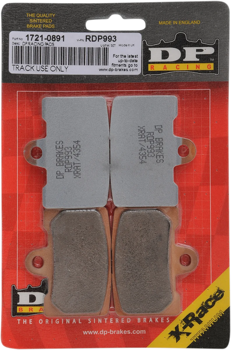 DP Brakes Brake Pads - Buell - RDP993 RDP993 - Side View