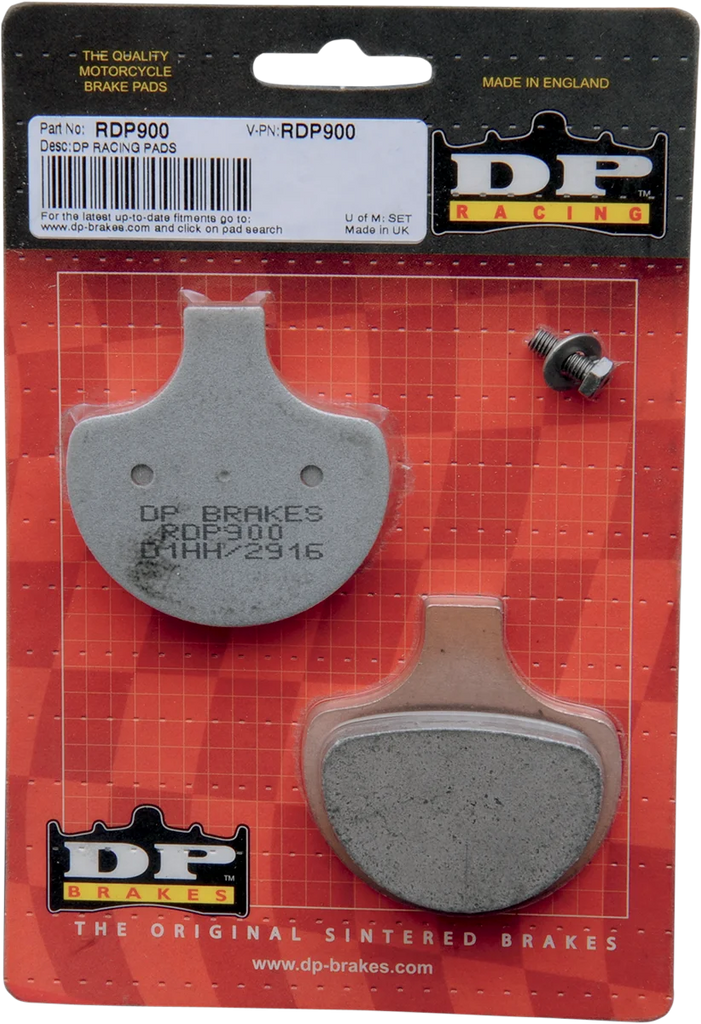 DP Brakes Brake Pads RDP900 fits Harley-Davidson - Side View