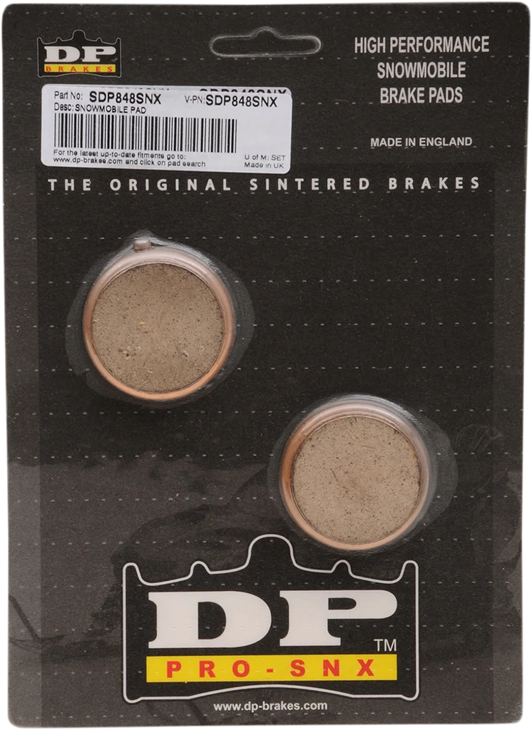DP Brakes HH+ Brake Pads - SDP848NX - Side View