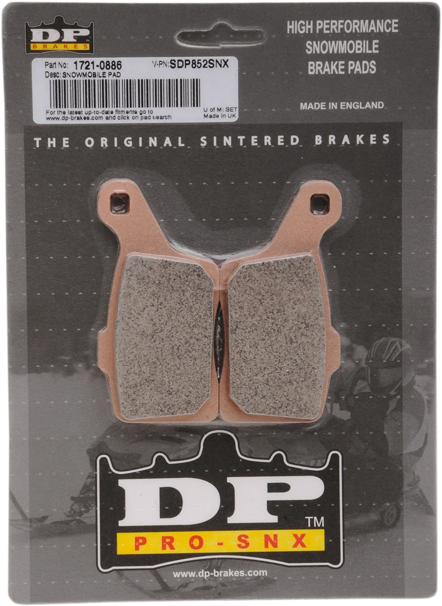 DP Brakes HH+ Brake Pads - SDP852SNX SDP852SNX - Side View