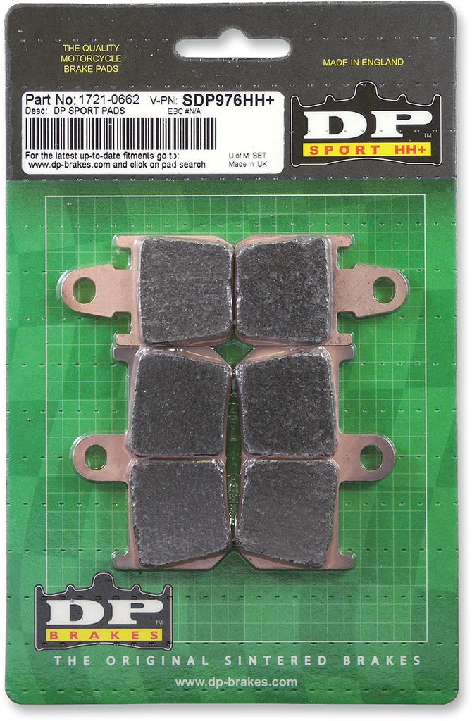 DP Brakes Sintered Brake Pads - 1700 V-Max SDP976 - Side View