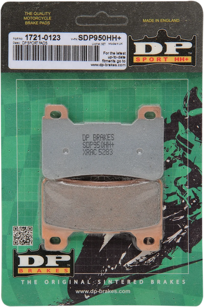 DP Brakes Sintered Brake Pads - BMW SDP639HH - Back View
