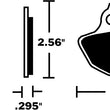 Load image into Gallery viewer, DP Brakes Sintered Brake Pads DP-918 - Back View