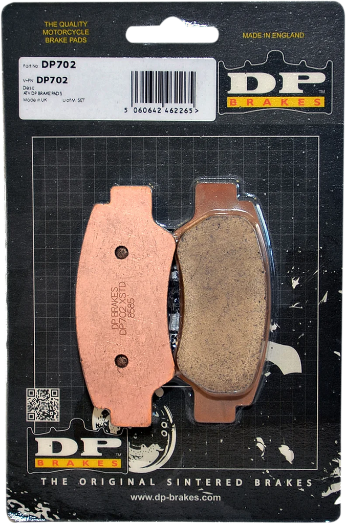 DP Brakes Sintered Brake Pads DP702 - Side View