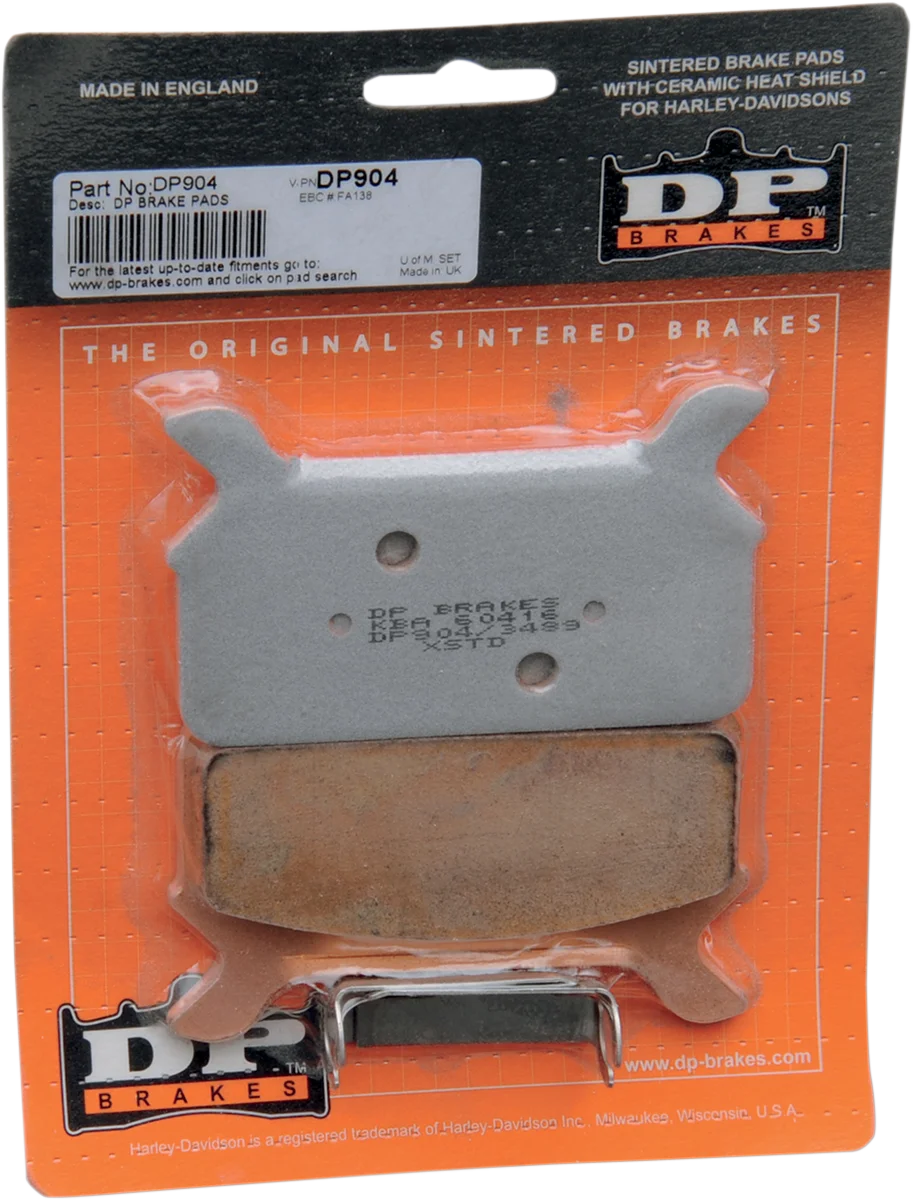 DP Brakes Sintered Brake Pads DP904 - Side View