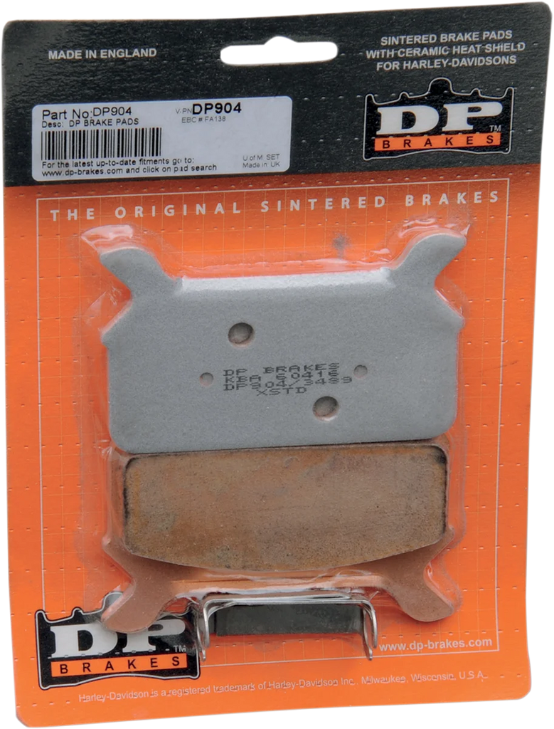 DP Brakes Sintered Brake Pads DP904 - Side View