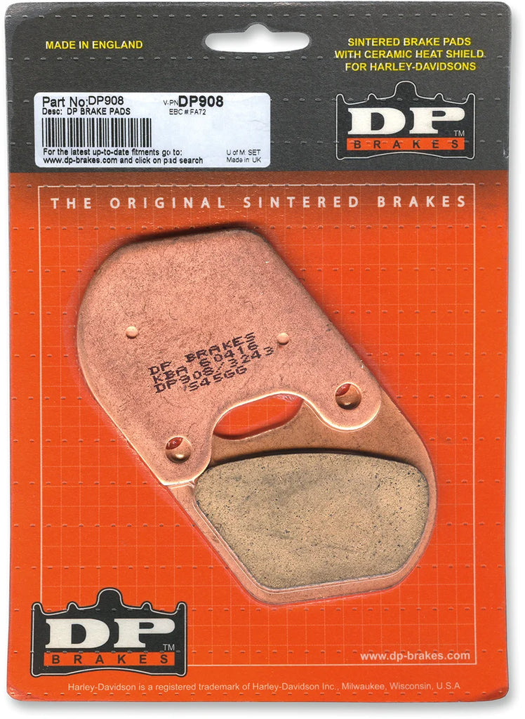 DP Brakes Sintered Brake Pads DP908 - Side View