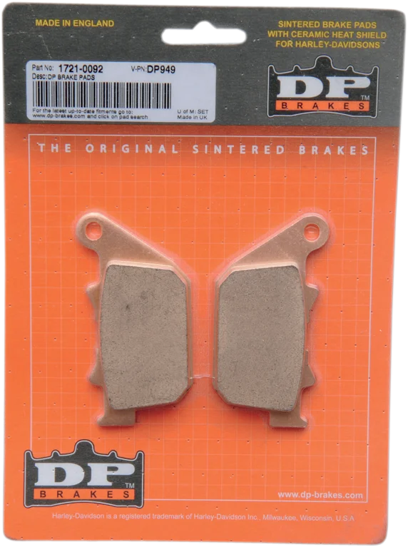 DP Brakes Sintered Brake Pads - DP949 DP949 - Side View