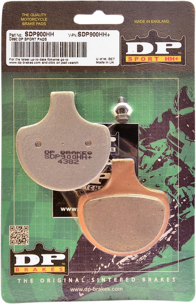 DP Brakes Sintered Brake Pads SDP942HH fits Kawasaki / Suzuki - Side View