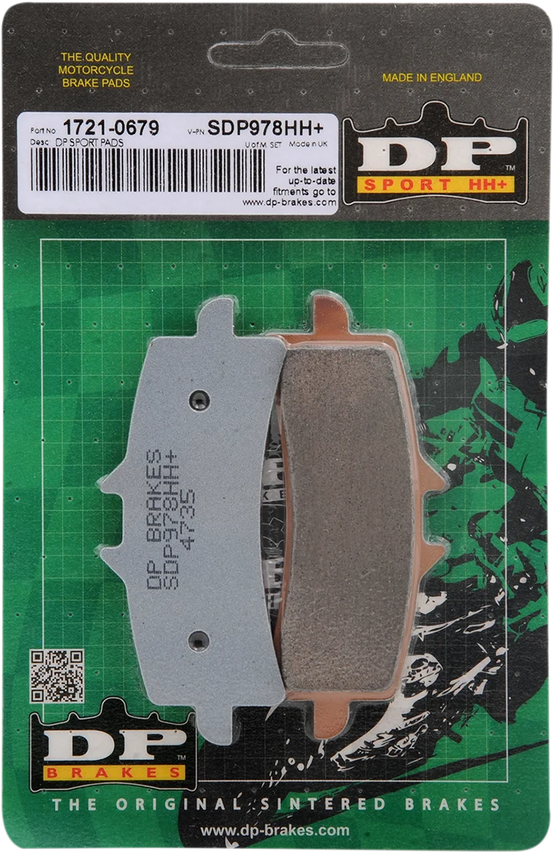 DP Brakes Sintered Brake Pads SDP978 - Side View