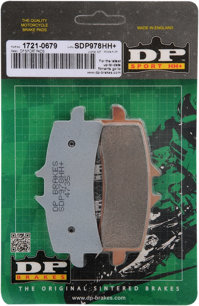 DP Brakes Sintered Brake Pads SDP978 - Side View