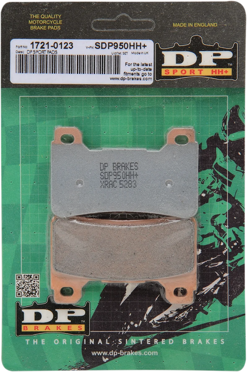 DP Brakes Sintered Brake Pads - Suzuki/Triumph SDP213HH - Back View