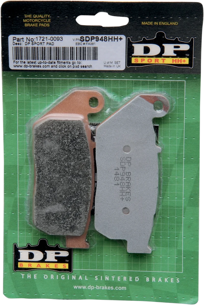 DP Brakes Sintered Brake Pads - Suzuki/Triumph SDP213HH - Installation View