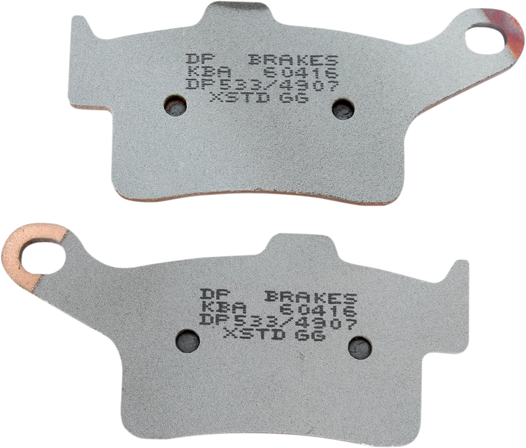 DP Brakes Standard Brake Pads - Spyder DP533 - Main Product View