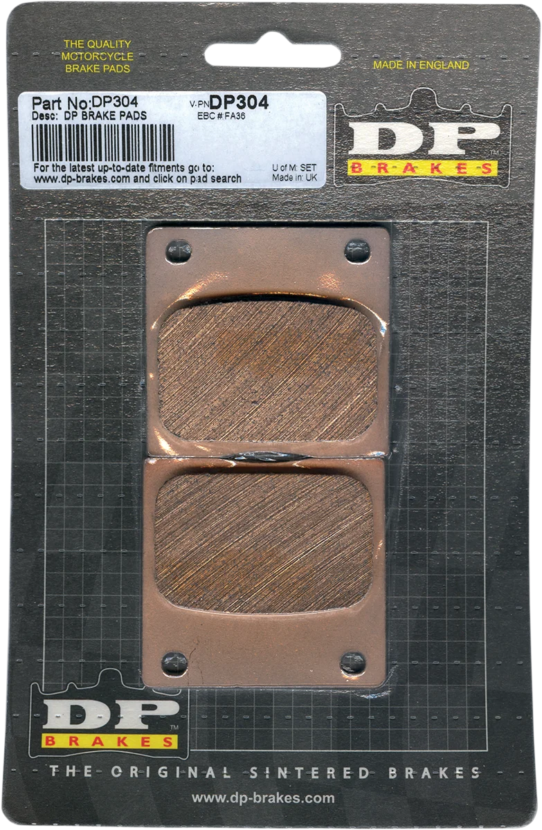 DP Brakes Standard Brake Pads fits Kawasaki KZ - Side View