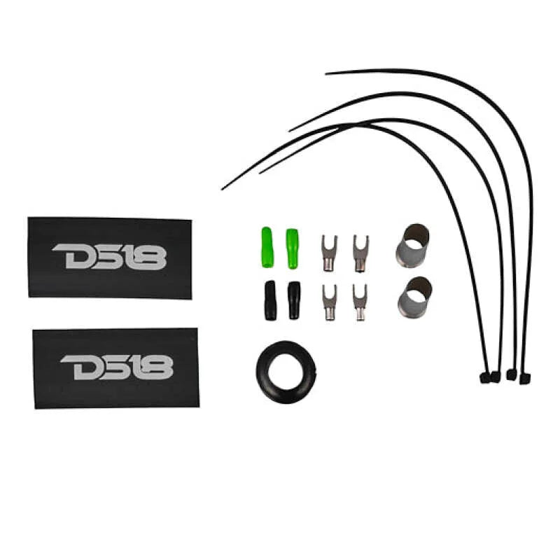 DS18 0-GA Amplifier Install Kit Advance- Green - Main Product View
