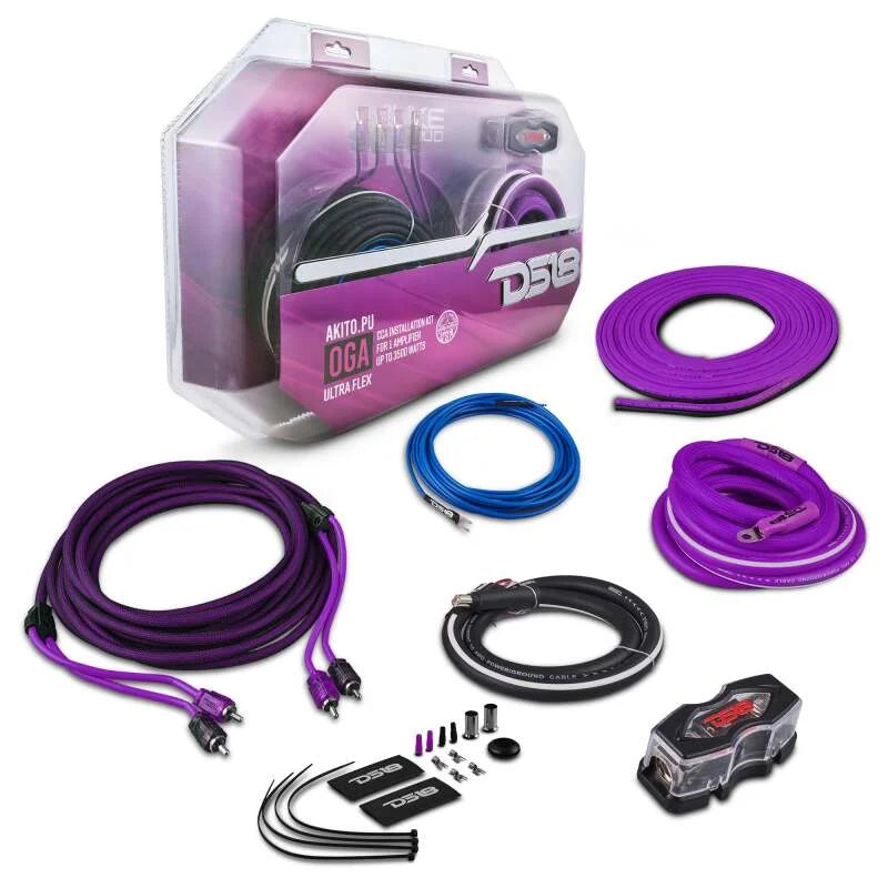 DS18 0-GA Amplifier Install Kit Advance- Purple - Additional View 5
