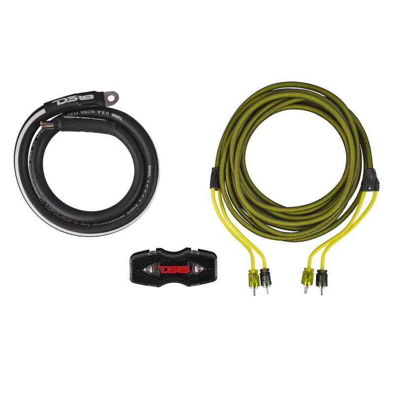 DS18 0-GA Amplifier Install Kit Advance- Yellow - Additional View 5